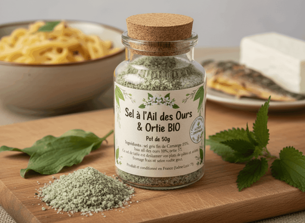 Sel à l'Ail des Ours & Ortie BIO
