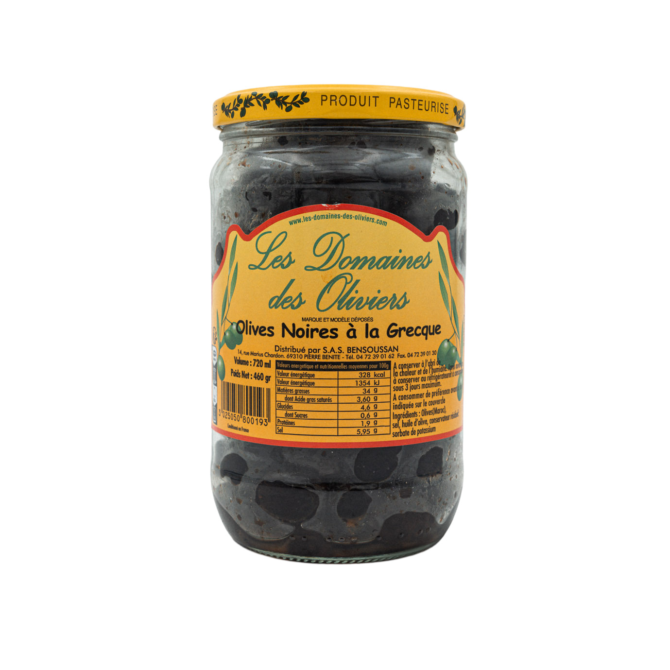 Olives Noires à la Grecque